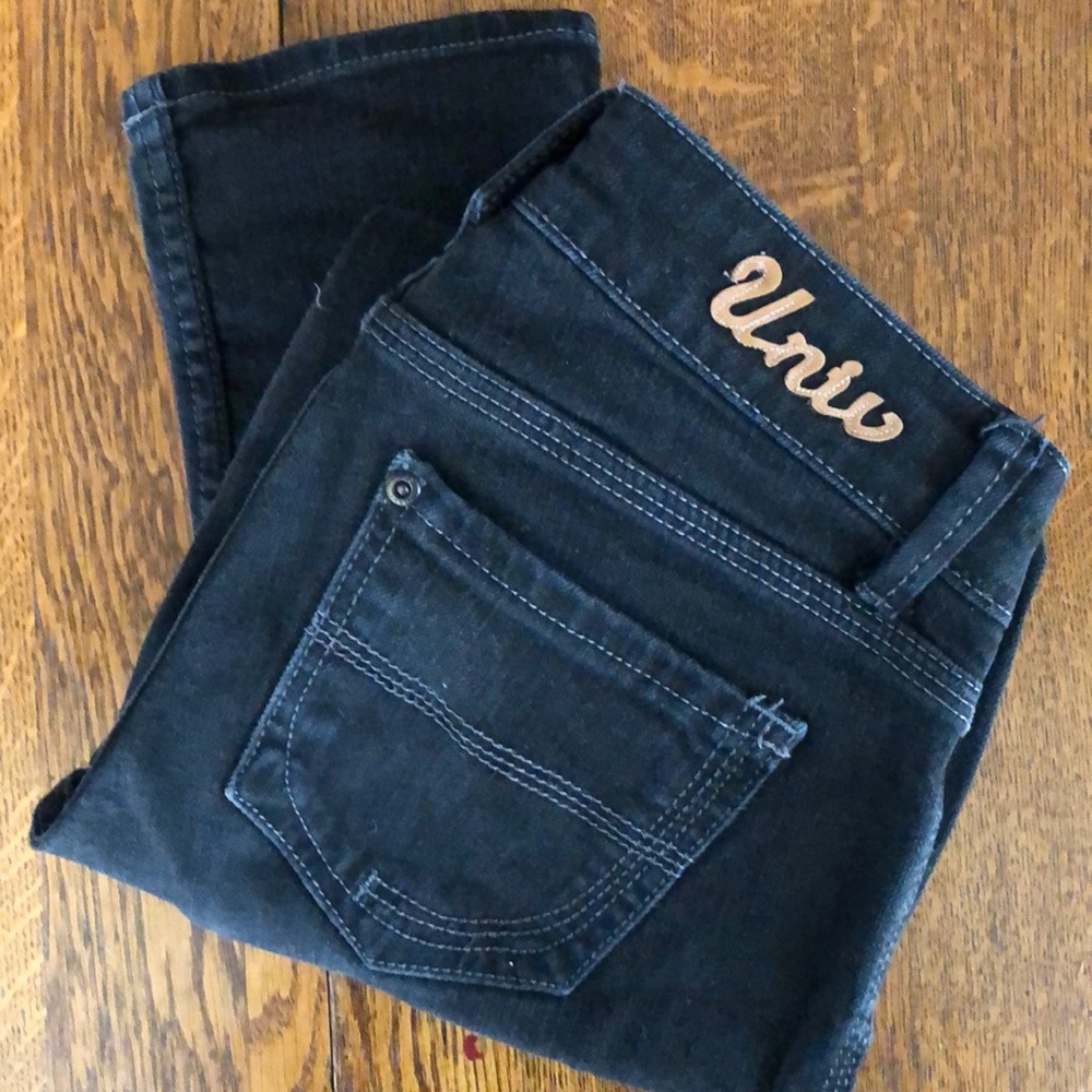 Univ, black denim skinny jeans size 26